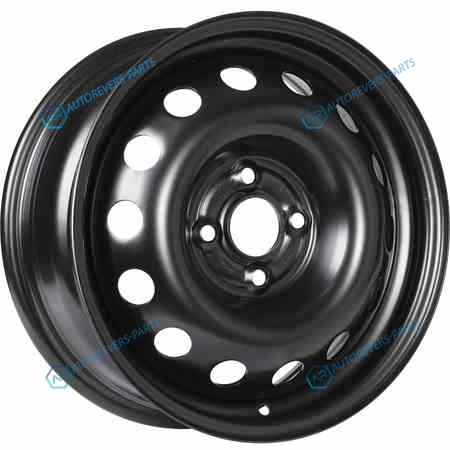 7030204 Trebl 64A49A TREBL R15x6 4x100 ET49 CB56.6 Black