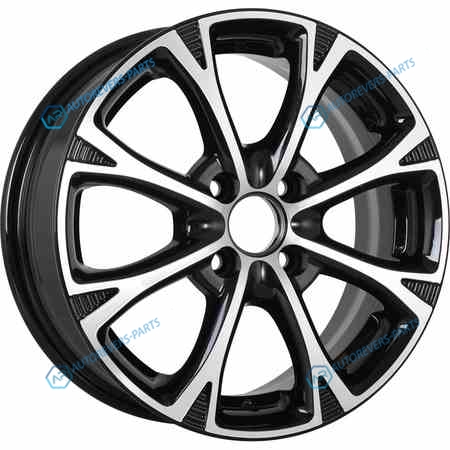 7053223 КиК Блюз-оригинал R15x6 4x100 ET50 CB60.1 Almaz_black (КС606)