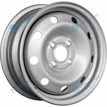 7044189 MW Eurodisk 14012 (14000) R14x5.5 4x100 ET43 CB60.1 Silver