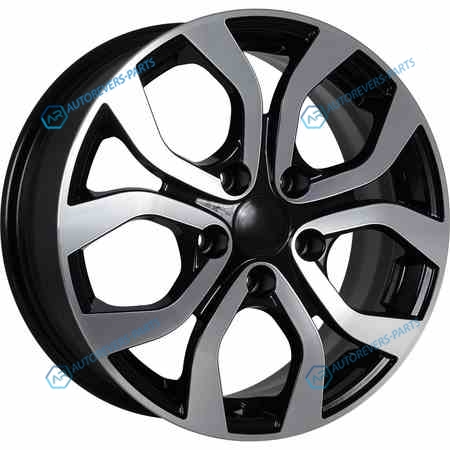 7094467 КиК Серия Реплика КС704 (ZV 16 Cerato) R16x6.5 5x114.3 ET50 CB67.1 Almaz_black