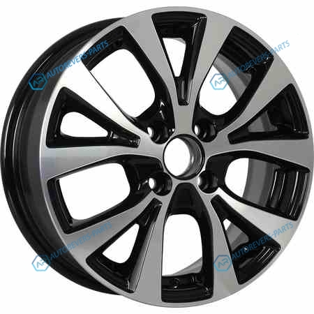 7039041 КиК Серия Реплика КС685 (15 Solaris FL) R15x6 4x100 ET48 CB54.1 Almaz_black КиК серия КС