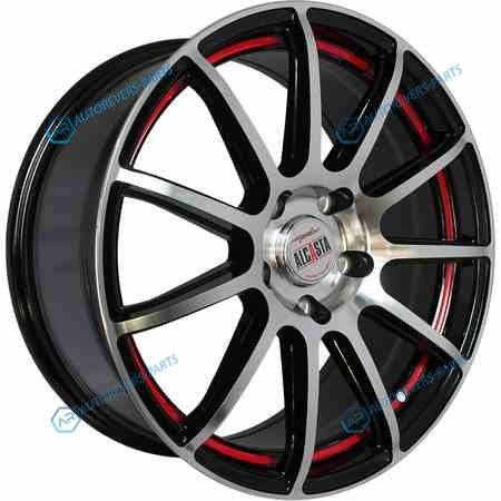 7084396 Alcasta M25 R15x6 4x100 ET40 CB60.1 BKFRSI