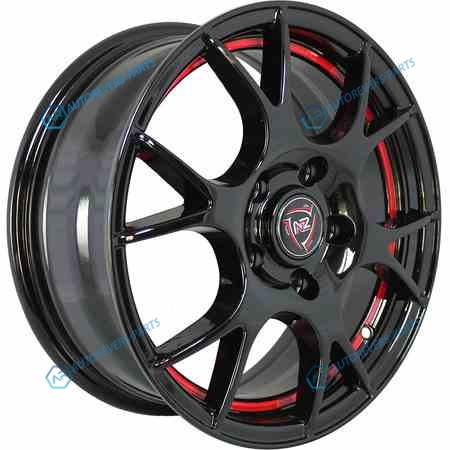 7123969 NZ F-42 R14x6 4x98 ET35 CB58.6 BKRSI