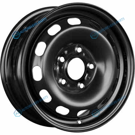 7033013 MW Eurodisk 15000 R15x6 5x108 ET52.5 CB63.3 Black