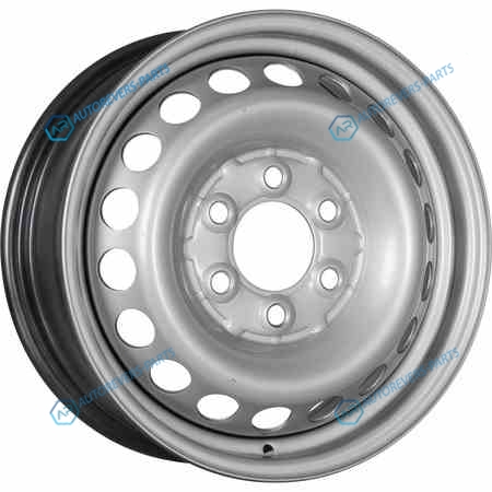 7037776 Trebl 9487 TREBL R16x6.5 6x130 ET62 CB84.1 Silver