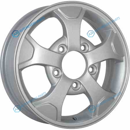 7037496 КиК Серия Реплика КС657 (4x4) R16x5 5x139.7 ET58 CB98 Silver