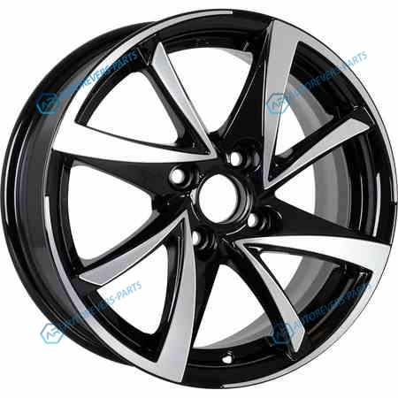 7107353 КиК Игуана R16x6.5 5x110 ET40 CB65.1 Almaz_black (КС570)