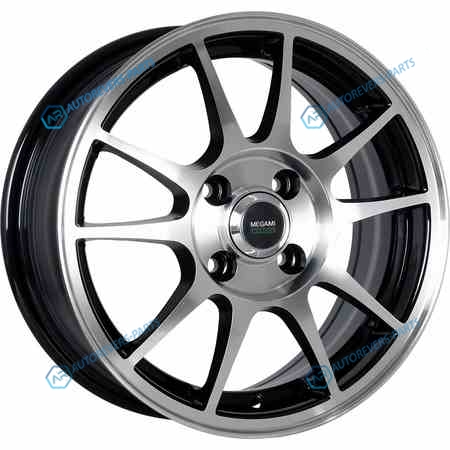 7111580 Megami MGM-5 R15x6 4x98 ET35 CB58.6 BKF