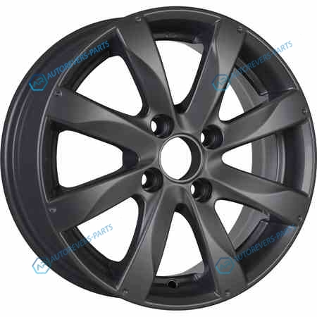 7071631 КиК Джемини-оригинал R15x6 4x100 ET48 CB54.1 Dark_platinum (КС617)