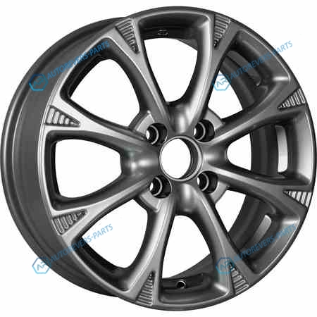 7053242 КиК Блюз-оригинал R15x6 4x100 ET48 CB54.1 Dark_platinum (КС606)
