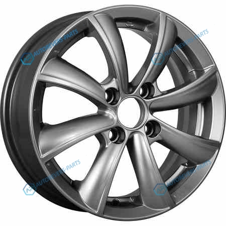 7044414 КиК Бриз-оригинал R15x6 4x100 ET40 CB60.1 Dark_platinum (КС611)