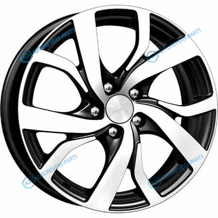 7064518 КиК Палермо-оригинал R16x6.5 5x114.3 ET40 CB66.1 Almaz_black (КС607)