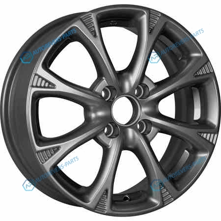 7033078 КиК Блюз R15x6 4x114.3 ET45 CB67.1 Dark_platinum