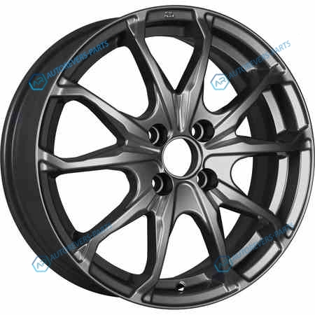 7101437 КиК Brent(КС733-03) R16x6 4x100 ET40 CB67.1 Dark_platinum