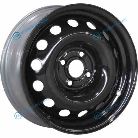 7033612 Trebl 8114 TREBL R15x6 4x100 ET48 CB54.1 Black