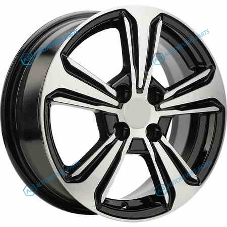 7078260 КиК Серия Реплика КС777 (15_Solaris II) R15x6 4x100 ET46 CB54.1 Silver