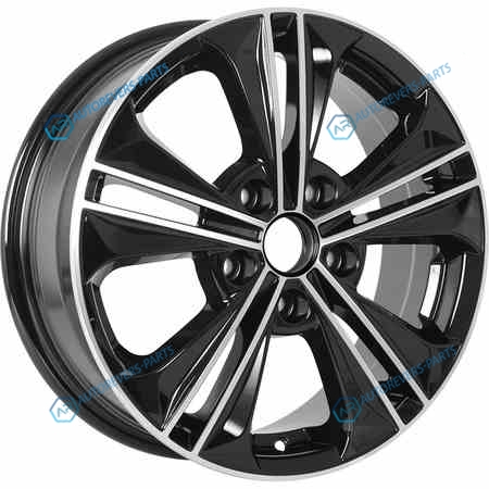1732736 КиК Серия Реплика КС778 (ZV 16_Octavia A7) R16x6 5x112 ET48 CB57.1 Almaz_black
