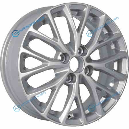 1732742 КиК Серия Реплика КС782 (15_Rio II) R15x6 4x100 ET46 CB54.1 Silver