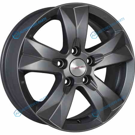 ЧС55835 КиК Crossline-оригинал R16x6.5 5x114.3 ET50 CB66.1 Dark_platinum