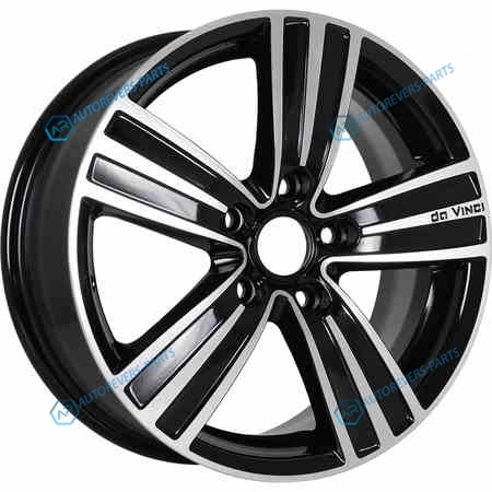 ЧС56062 КиК Да Винчи-оригинал R16x6.5 5x114.3 ET46 CB67.1 Almaz_black
