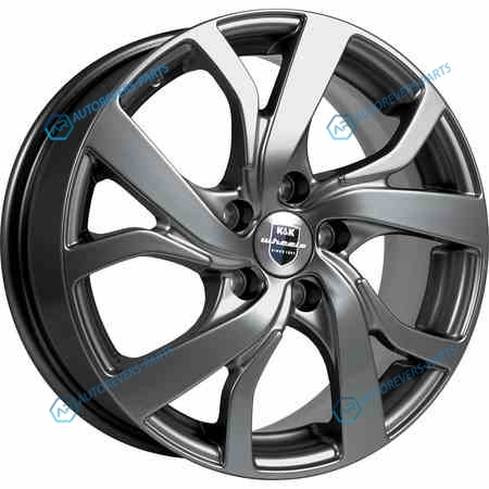 1733241 КиК Палермо R16x6.5 5x110 ET39 CB65.1 Dark_platinum