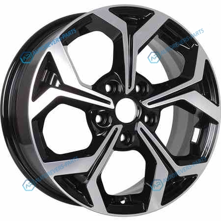 7131175 КиК Серия Реплика КС878 (ZV 16_Focus) R16x6.5 5x108 ET50 CB63.35 Almaz_black