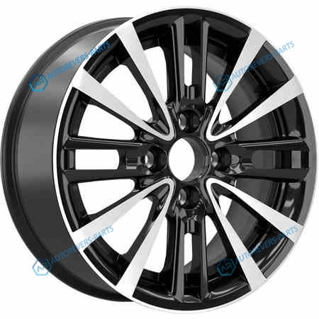 7131353 КиК Модена-оригинал R15x6 4x100 ET50 CB60.1 Almaz_black_SK