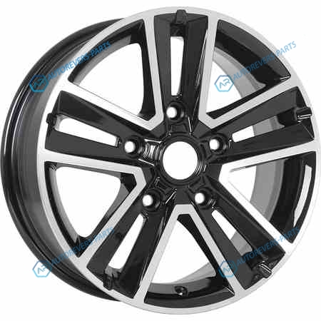 7131262 КиК Арена R16x6.5 5x139.7 ET40 CB98 Almaz_black_SK