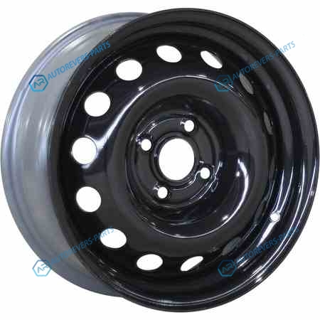 7138876 Trebl 64A45R TREBL R15x6 4x100 ET45 CB54.1 Black