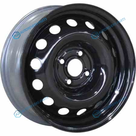 7141557 Trebl 8135 TREBL  R15x6 4x100 ET45 CB56.1 Black