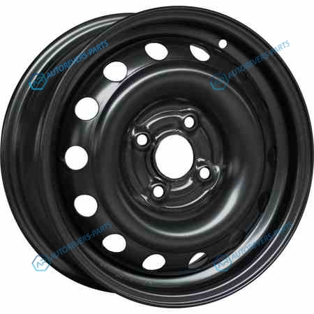 7165960 Trebl 8125 TREBL R15x6 4x114.3 ET46 CB67.1 Black
