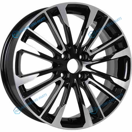 7186715 КиК Сильверстоун R17x6.5 4x98 ET35 CB58.5 Almaz_black
