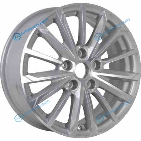 7205261 KHOMEN KHW1611 (ZV16_Actyon) R16x6.5 5x112 ET39.5 CB66.6 Silver_FP