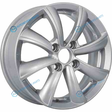 7209015 КиК Бриз R14x5.5 4x100 ET45 CB67.1 Dark_platinum (Мятый обод)**