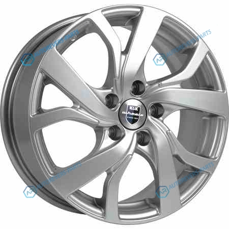 7224608 КиК Палермо R16x6.5 5x114.3 ET39 CB60.1 Almaz_black (КС607)(Потертости по лицевой стороне)**