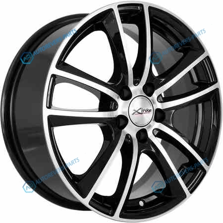 7225529 X-trike X115 R15x6 5x114.3 ET38 CB67.1 BK_FP (Потертости по лицевой стороне)*