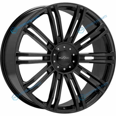 7228999 KMC KM677 R20x8.5 5x114.3 ET35 CB72.6 Gloss_black (Сколы на ободе)**