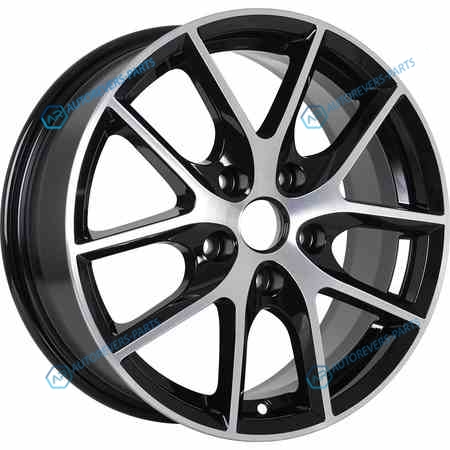 7234246 Alcasta M59 R16x6.5 5x114.3 ET38 CB67.1 BKF (Мятый обод)**