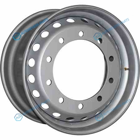 7127153 HARTUNG (9911-40)(9911-41) R22.5x11.75 10x335 ET135 CB281 Silver