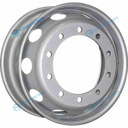 7126902 HARTUNG (521-11)(521-15) R22.5x9.00 10x335 ET165.5 CB281 Silver наружный вылет 177.7