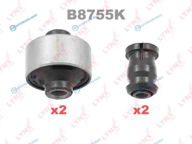 B8755K Комплект сайлентблоков рычагов подвески | перед