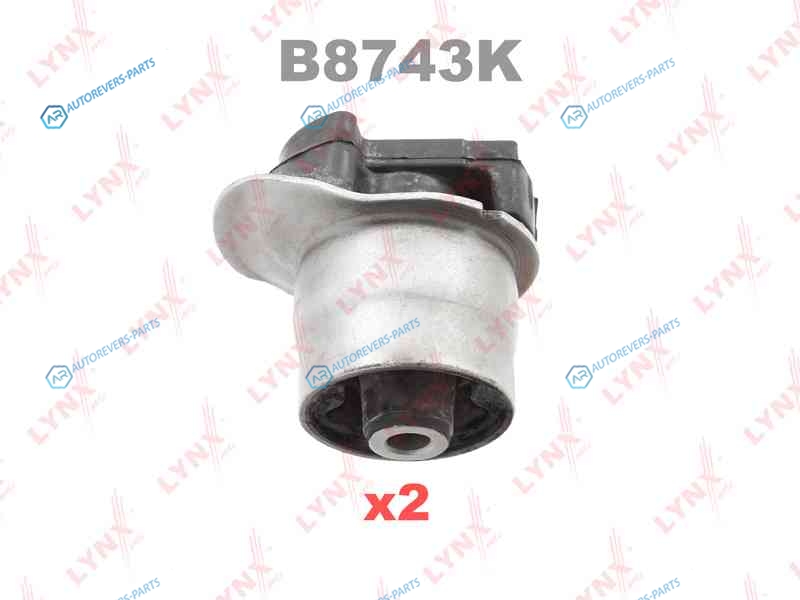 B8743K Комплект сайлентблоков рычагов подвески | зад