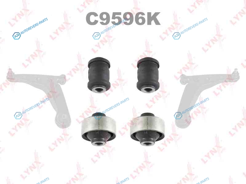 C9596K Комплект сайлентблоков рычагов подвески | перед (содержит C8481. C8482)