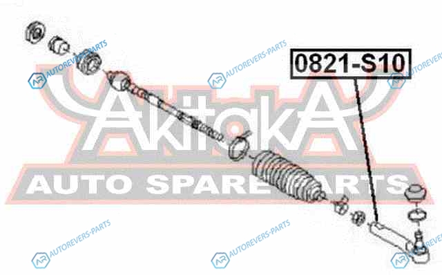 0821-S10 Наконечник рулевой тяги