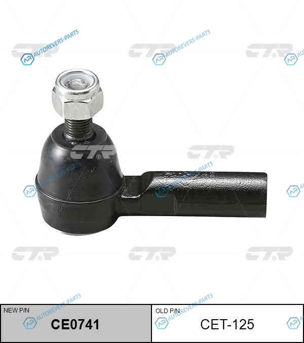 CET-125  CE0741 Наконечник рулевой тяги | правлев