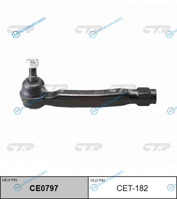 CET-182  CE0797 Наконечник рулевой тяги | лев