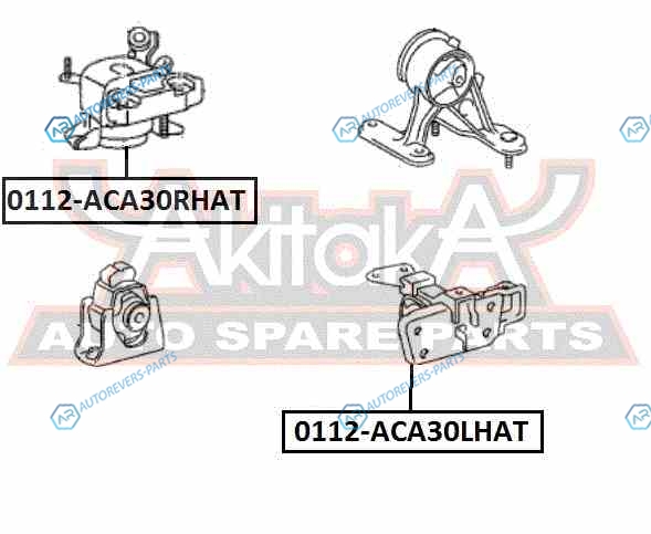 0112-ACA30RHAT Подушка двигателя | прав