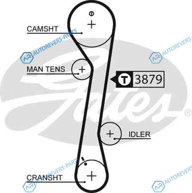 K015457XS Комплект ремня ГРМ