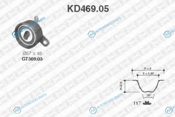 KD469.05 Комплект ремня ГРМ