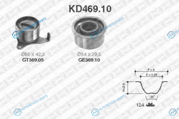 KD469.10 Комплект ремня ГРМ